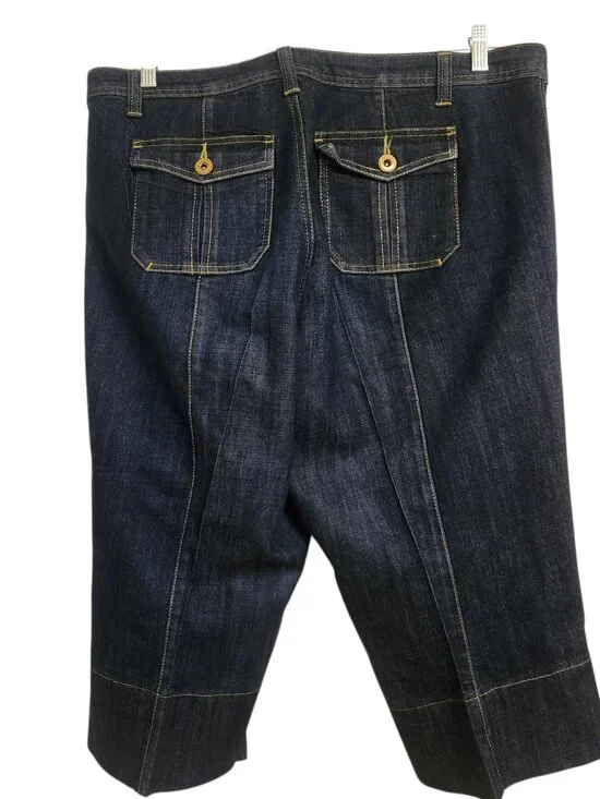 WAK Jeans Dark Wash Ankle/Crop Pants Size 18W - Picture 3 of 4